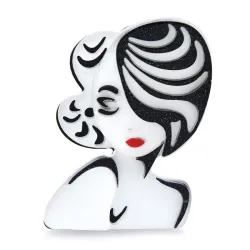 Acrylic Monroe broochBrooches