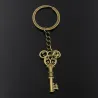 Antique key - metal keychainKeyrings