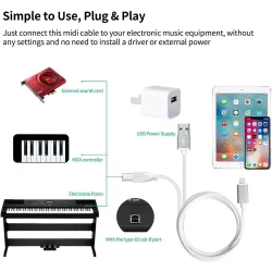 USB 2.0 to 2 port charger - HUB adapterHubs