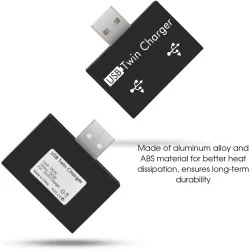 USB 2.0 to 2 port charger - HUB adapterHubs