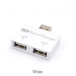 USB 2.0 to 2 port charger - HUB adapterHubs