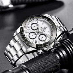 BENYAR - sports stainless steel watch - chronograph - Quartz - waterproofWatches