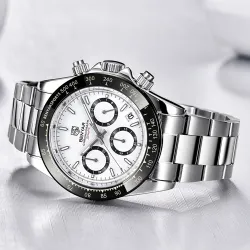 BENYAR - sports stainless steel watch - chronograph - Quartz - waterproofWatches