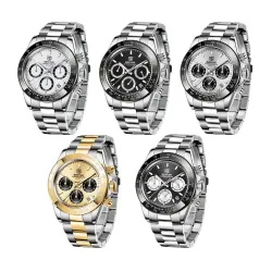 BENYAR - sports stainless steel watch - chronograph - Quartz - waterproofWatches