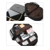 Striped canvas backpack - schoolbag - 3 pieces setBags