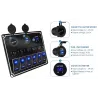 Waterproof metal rocker - toggle switch panel - circuit breaker - USB - 4 / 6 gangTools & maintenance
