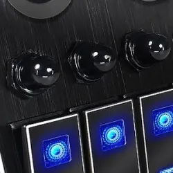 Waterproof metal rocker - toggle switch panel - circuit breaker - USB - 4 / 6 gangTools & maintenance