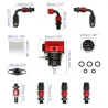 Universal fuel pressure regulator - oil gauge - adjustable hoseDiagnosis