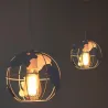 Modern iron ceiling lamp - globe-shaped - 60WCeiling lights