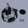 Modern iron ceiling lamp - globe-shaped - 60WCeiling lights