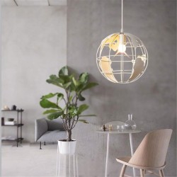 Modern iron ceiling lamp - globe-shaped - 60WCeiling lights