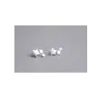 Silver triple star - earringsEarrings