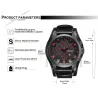CURREN - military sport watch - Quartz - leather strap - waterproofWatches