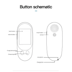 Smart translator - instant voice / photo scanning - touch screen - WiFi - multi-languageElectronics