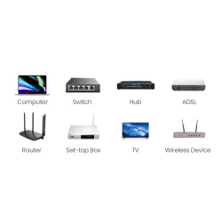 UGREEN - RJ45 connector - network ethernet extender - cable - adapter - for Cat7 Cat6 Cat5eNetwork