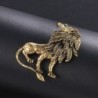Antique silver / gold lion - broochBrooches