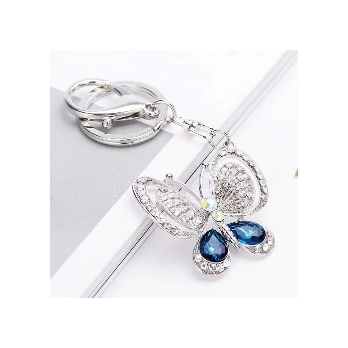 Crystal butterfly keychainKeyrings