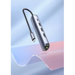 USB-C to HDMI - RJ45 - USB 3.0 - PD - HUB - multifunction adapterHubs