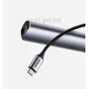 USB-C to HDMI - RJ45 - USB 3.0 - PD - HUB - multifunction adapterHubs