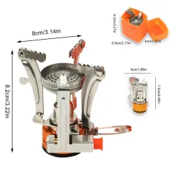 Portable mini camping stove - outdoor cooking - burner - windproof - 3000WSurvival tools