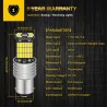 Car LED bulb - reverse light - P21W - Canbus - DRL - 2 piecesLED