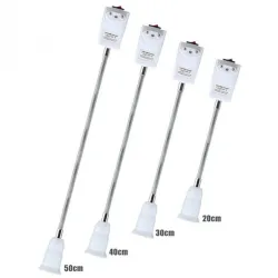 Flexible bulb holder - extension adapter - socket with On / OFF switch - E27Lighting fittings