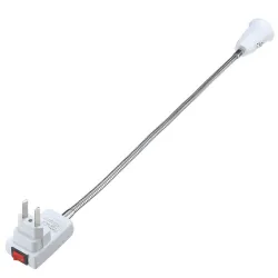 Flexible bulb holder - extension adapter - socket with On / OFF switch - E27Lighting fittings