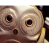 Waterproof leather backpack - with owl patternBackpacks