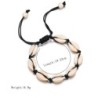 Sea shell charms bracelet - adjustable string ropeBracelets