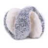 Warm winter earmuffs - foldable - knitted wool / plushHats & Caps