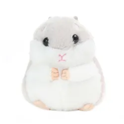 Fluffy fur mini hamster - keychainKeyrings