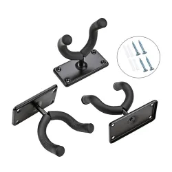 Wall mounted guitar holder - steel hook - anti-slipGuitars