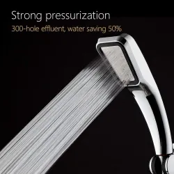 Shower head with 300 holes - water saving - massage effectShower Heads
