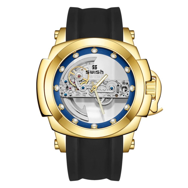 SWISH - luxurious automatic watch - tourbillon - skeleton design - luminousWatches