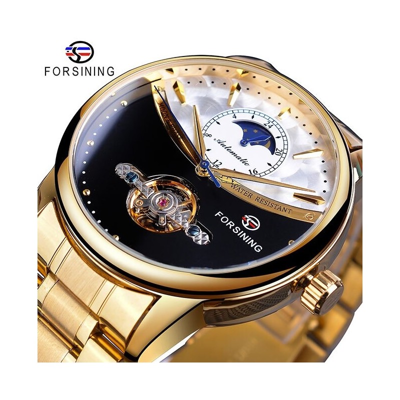 Forsining - automatic mechanical watch - stainless steelWatches