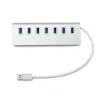 Aluminum splitter - USB 3.0 - 7 port USB - HUBHubs