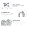 Asymmetric silver earrings - heart / key - with crystals - 925 sterling silverEarrings