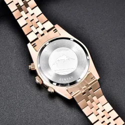 BENYAR - elegant Quartz watch - chronograph - waterproof - stainless steel - whiteWatches