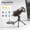 MAONO - condenser microphone - gain knob - tripod - USBMicrophones