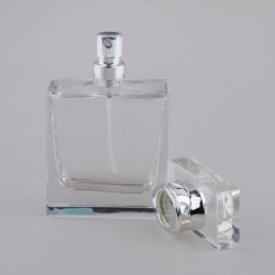 Glass perfume bottle - empty container - with atomizer - 50 mlPerfumes