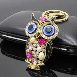 Crystal owl keychainKeyrings