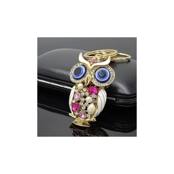 Crystal owl keychainKeyrings