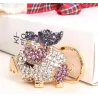 Crystal pig - keychainKeyrings