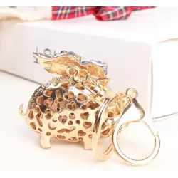 Crystal pig - keychainKeyrings