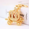 Golden carriage - keychainKeyrings