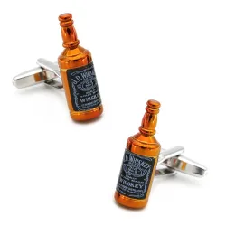 Whisky bottle cufflinksCufflinks