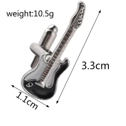 Guitar shaped cufflinksCufflinks