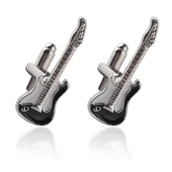 Guitar shaped cufflinksCufflinks