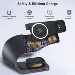 3 in 1 magnetic wireless charger - fast charging stand - for iPhone - AirPods - Apple WatchAccessories
