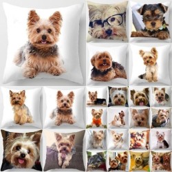 Decorative cushion cover - Yorkie dog - 45 * 45 cmCushion covers